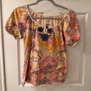 Floral Multicolor Women's Top